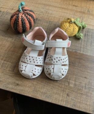 Leren witte schoentjes mt 21