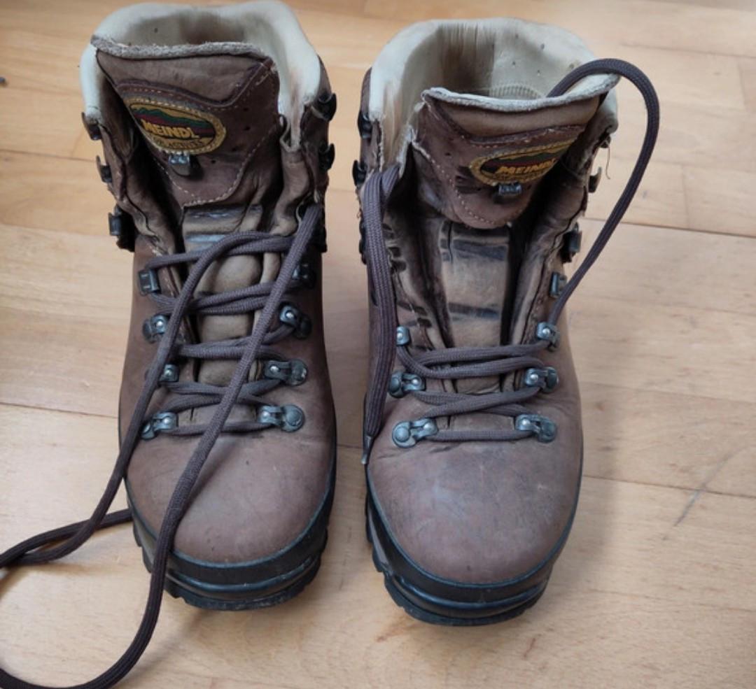 Meindl bruine leren wandelschoenen. Maat 41. Cat. B