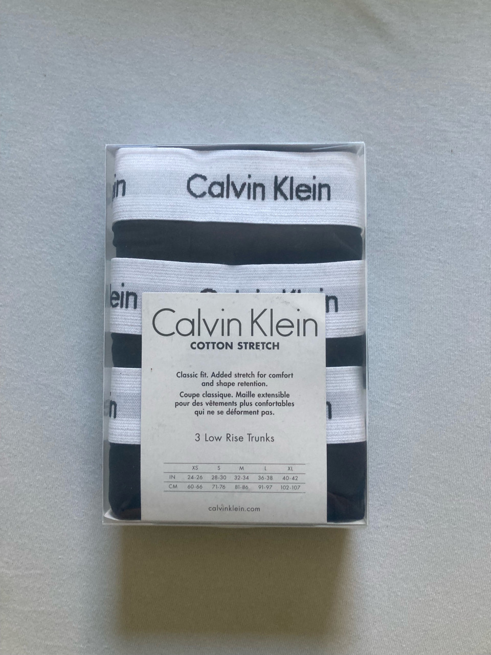 Calvin klein onderbroeken maat XL