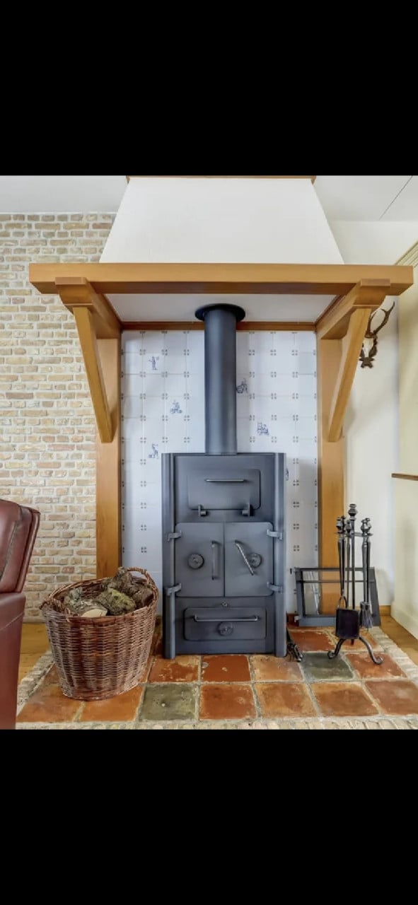 Hout kachel