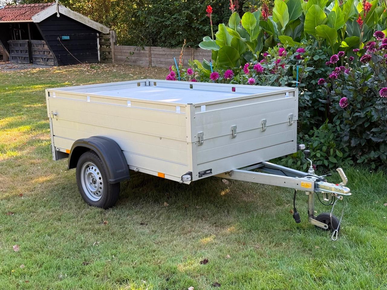 Anssems GT750 bagagewagen | 211 × 126 × 48 cm Incl disselslot & reservewiel