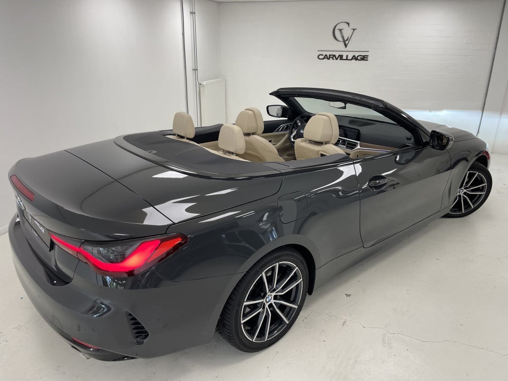 BMW 4 Serie cabrio 420i high executive individual | dravitgrau | nekverwarm