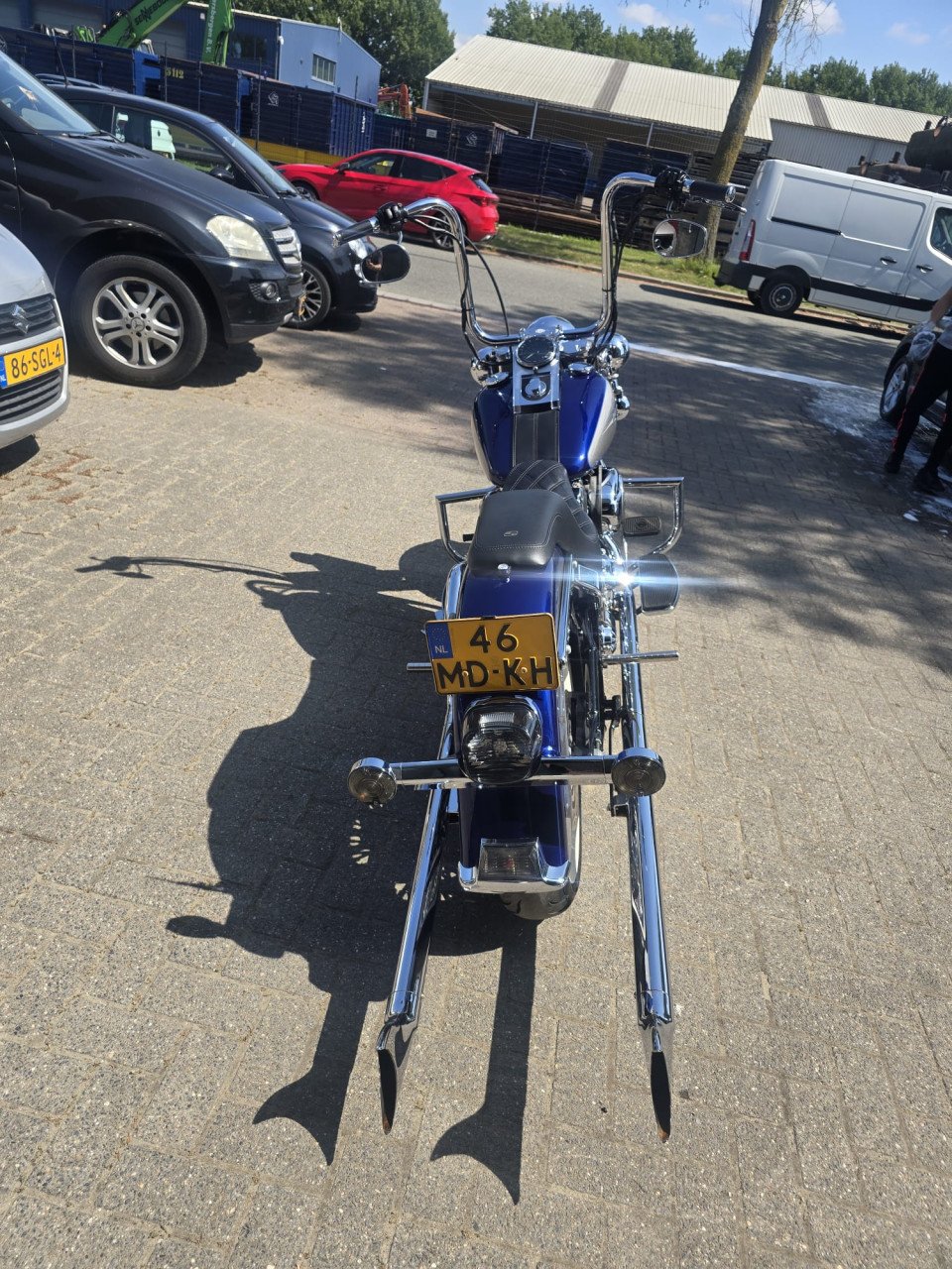 Harley Davidson Heritage Softail Mexican style.