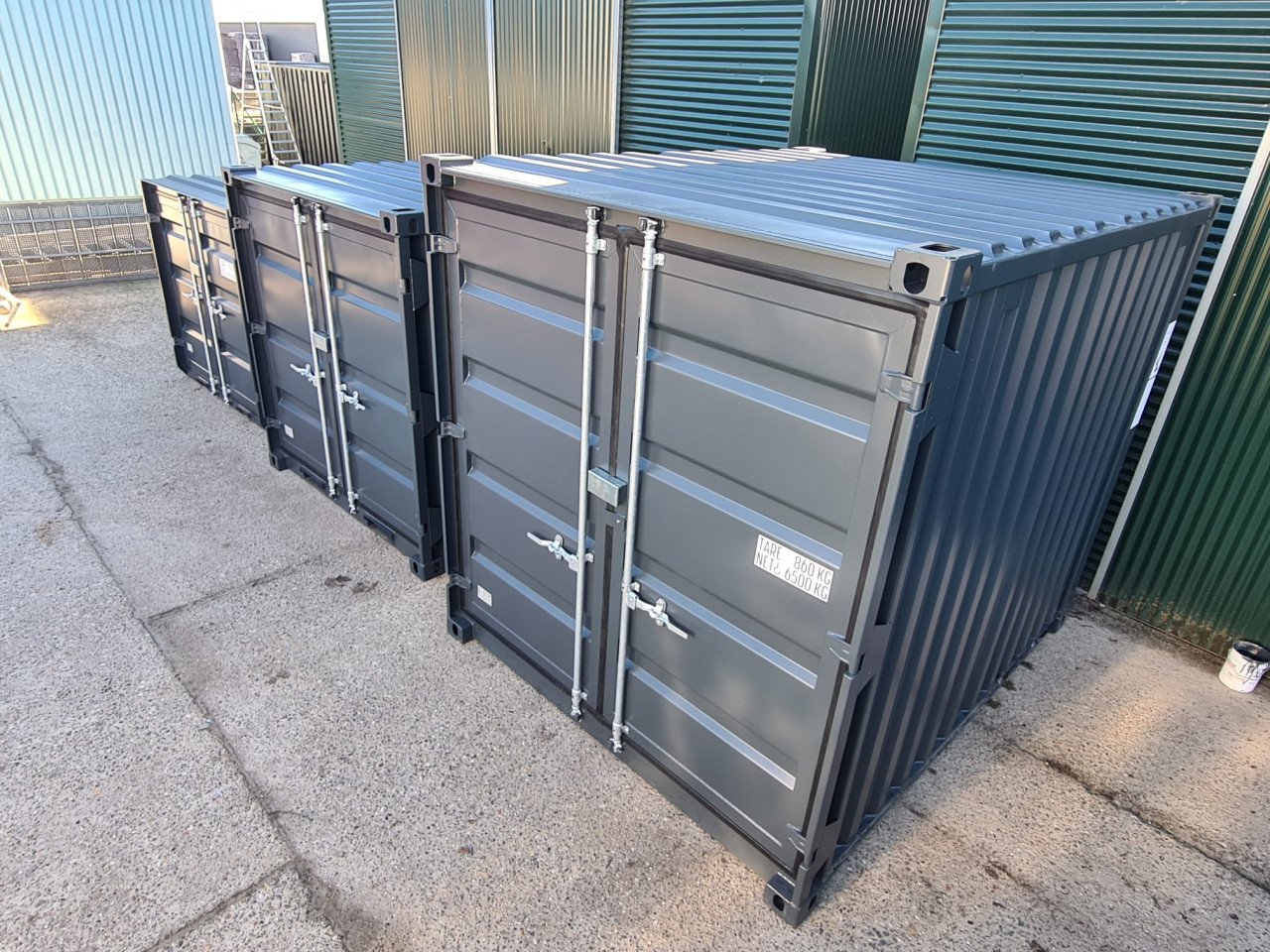 Diverse nieuwe 10, 8, 6ft opslagcontainers / bouwcontainers