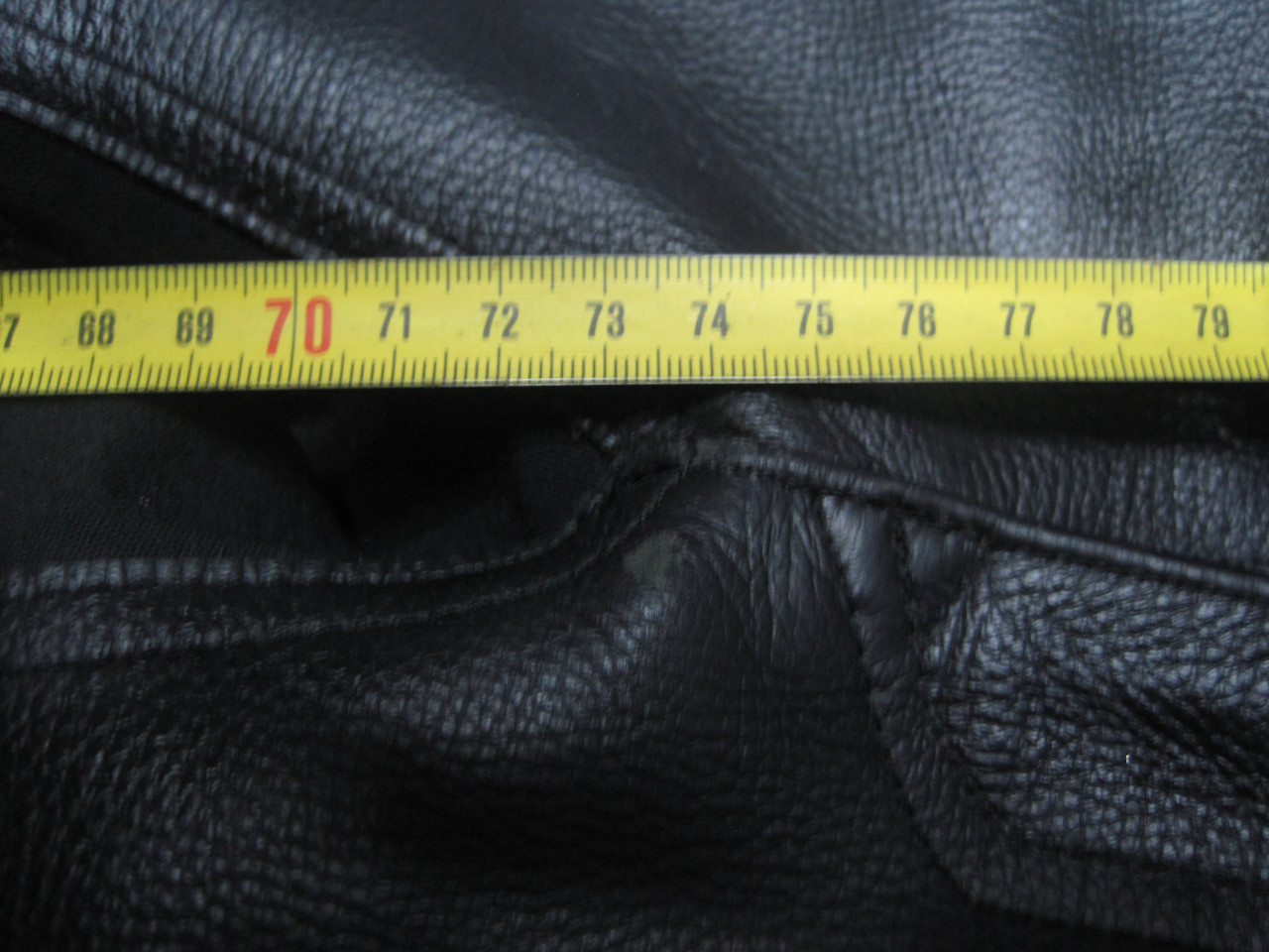 Motorbroek leer maat 30