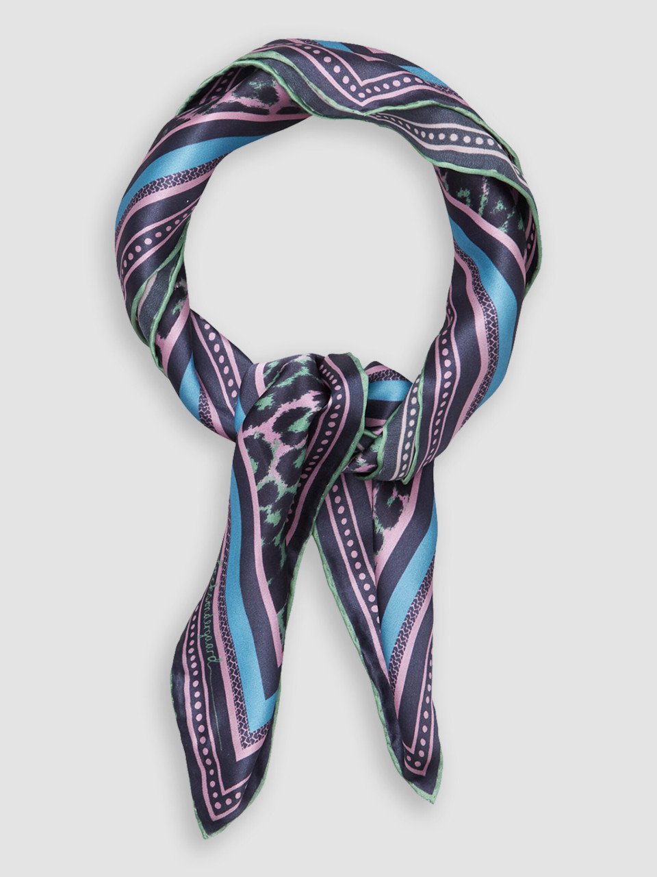 Becksöndergaard luipaard print shawl 100% zijde - NIEUW