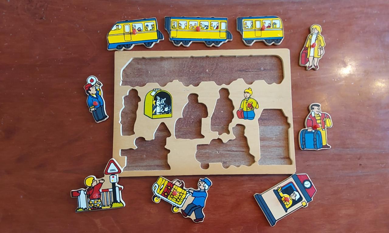 Puzzel van hout