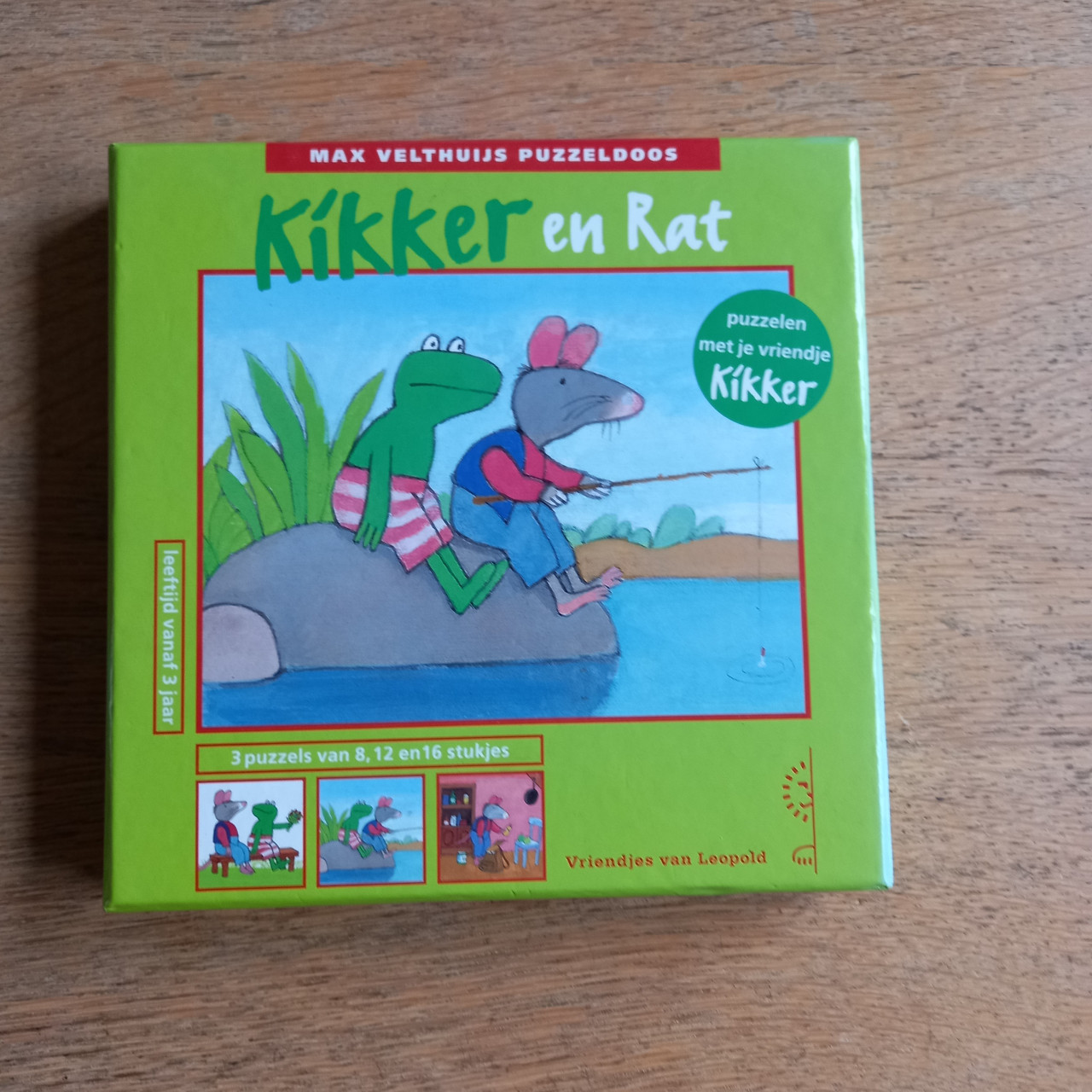 Puzzels kikker en zijn vrienden