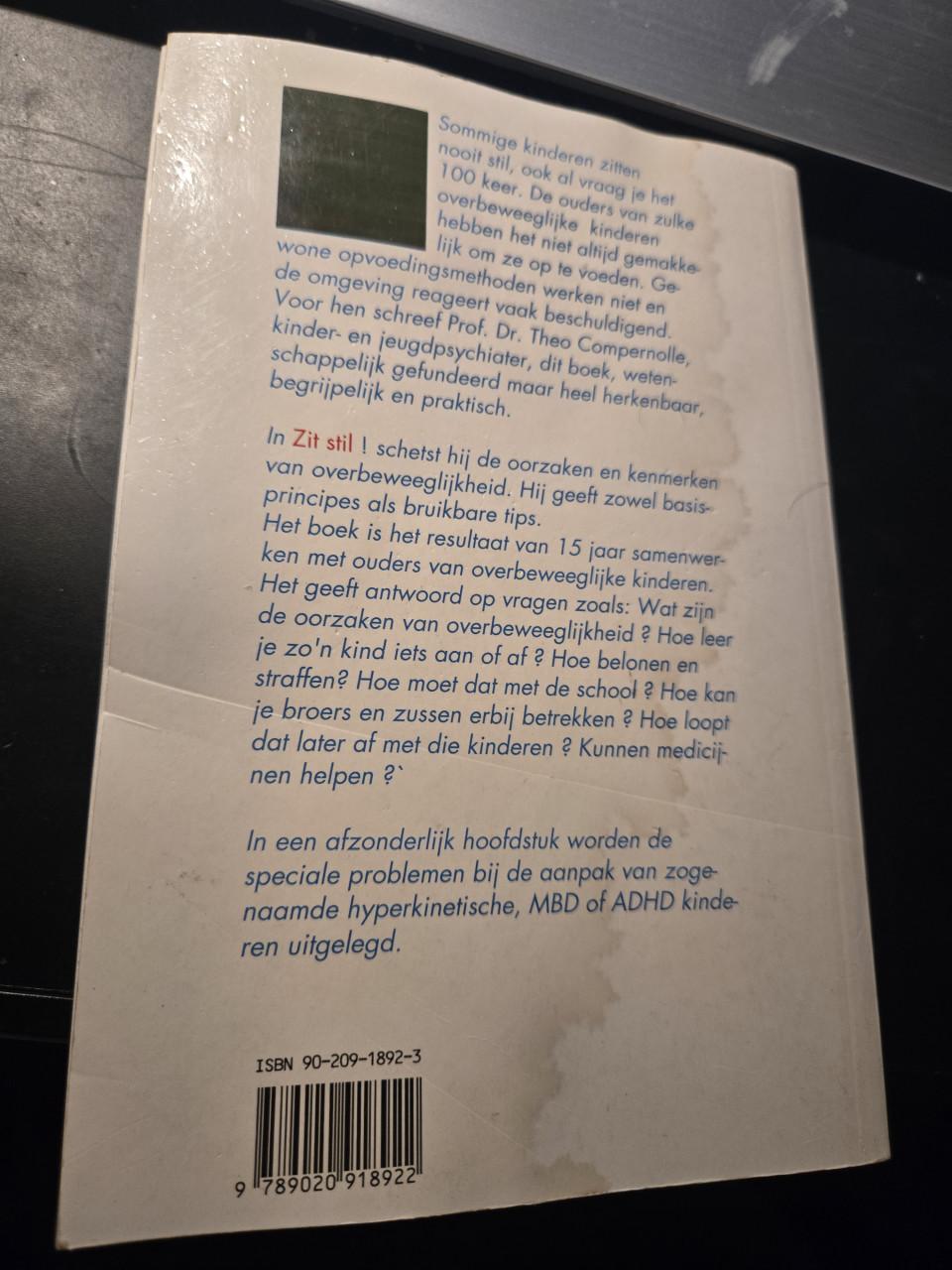 Boek Zit stil!, 10e druk 1996 een opvoedingsgids