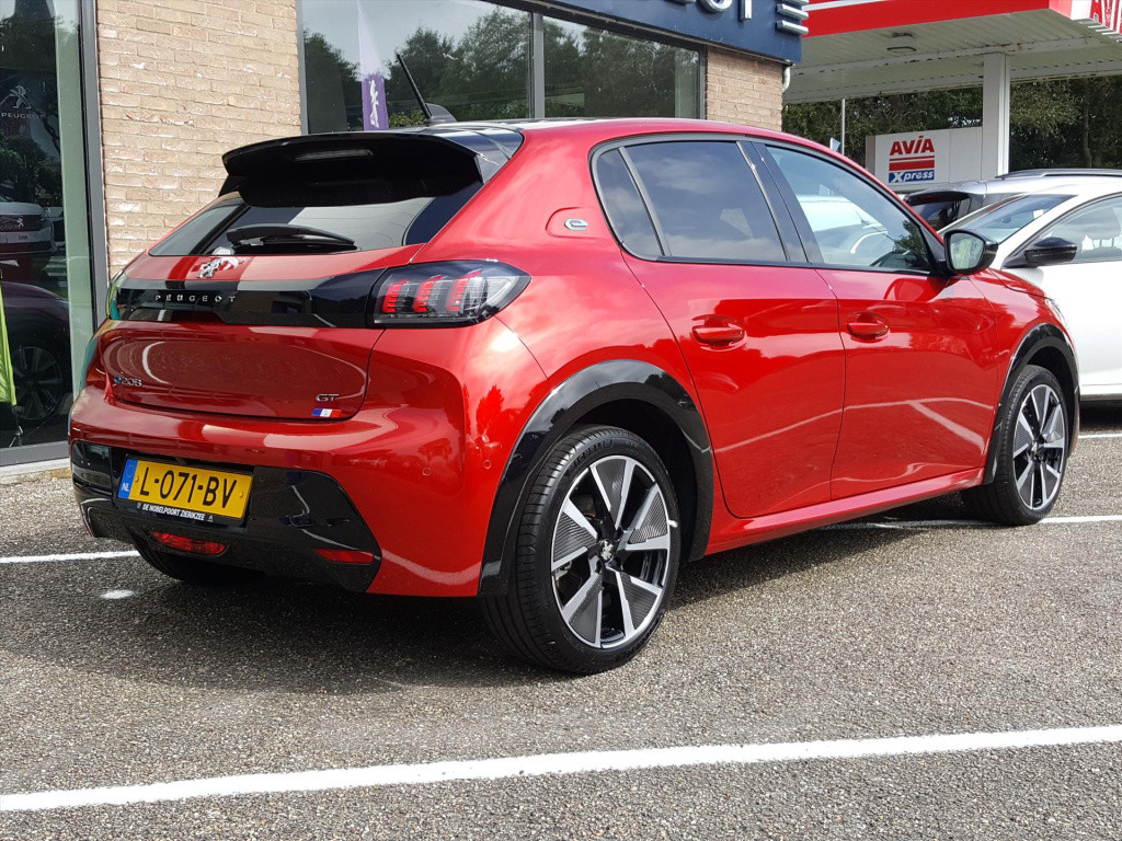 Peugeot 208 gt pack ev 50kwh 136pk/12%bytelling+btw | 3-fase navigatie | cr