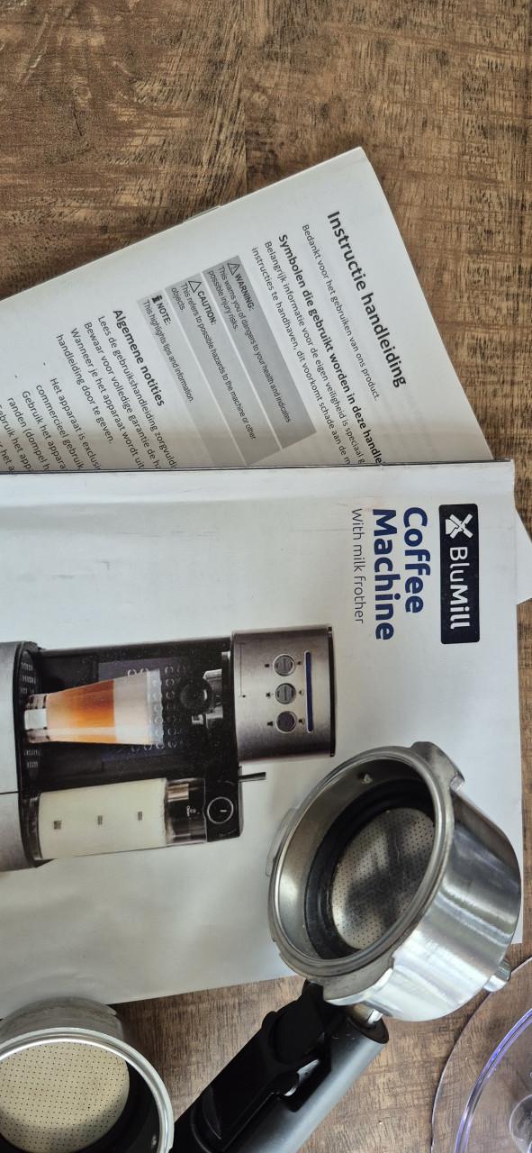 Blumill espressomachine zwart
