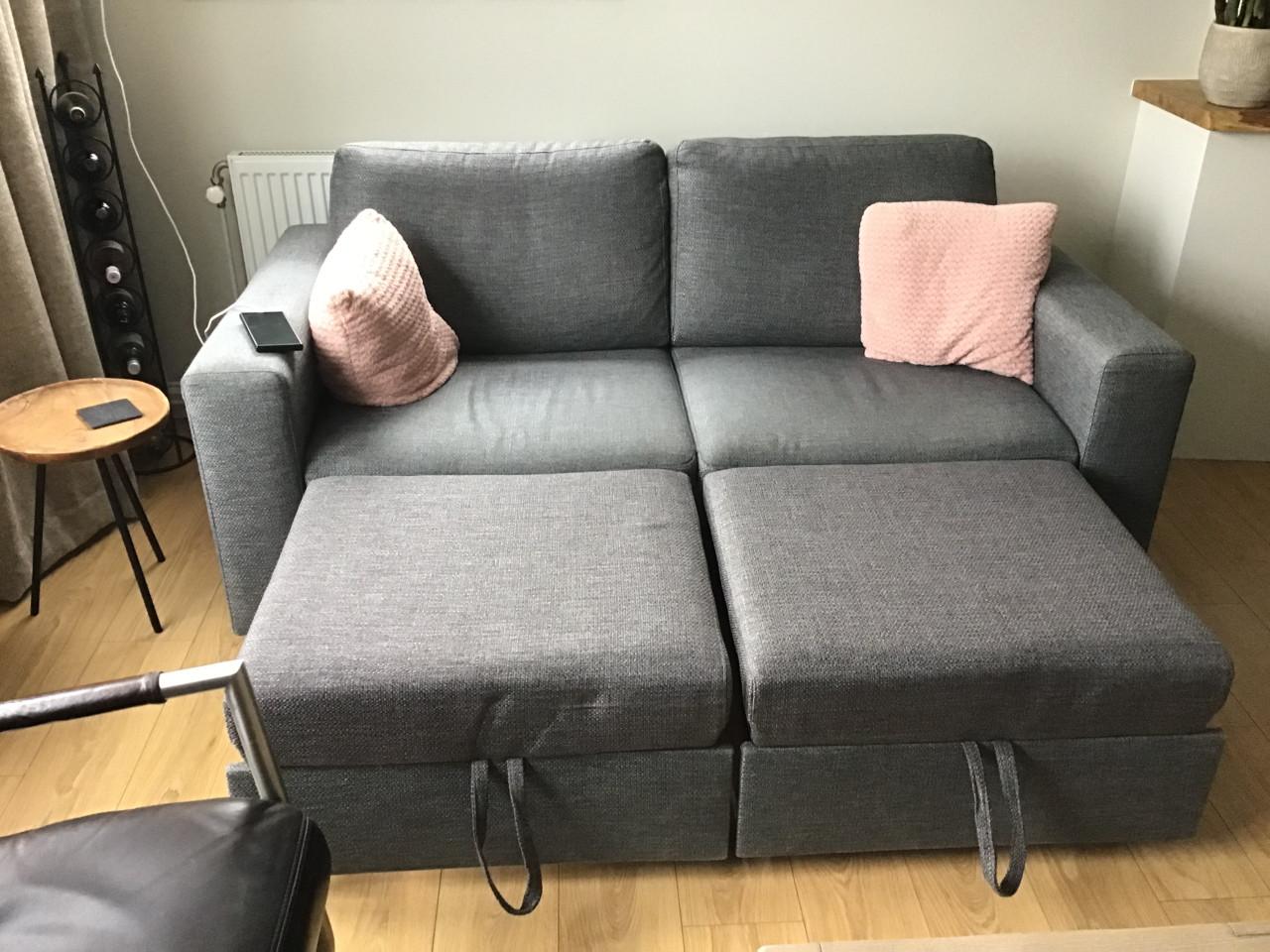 Leuke bank met relaxfuntie