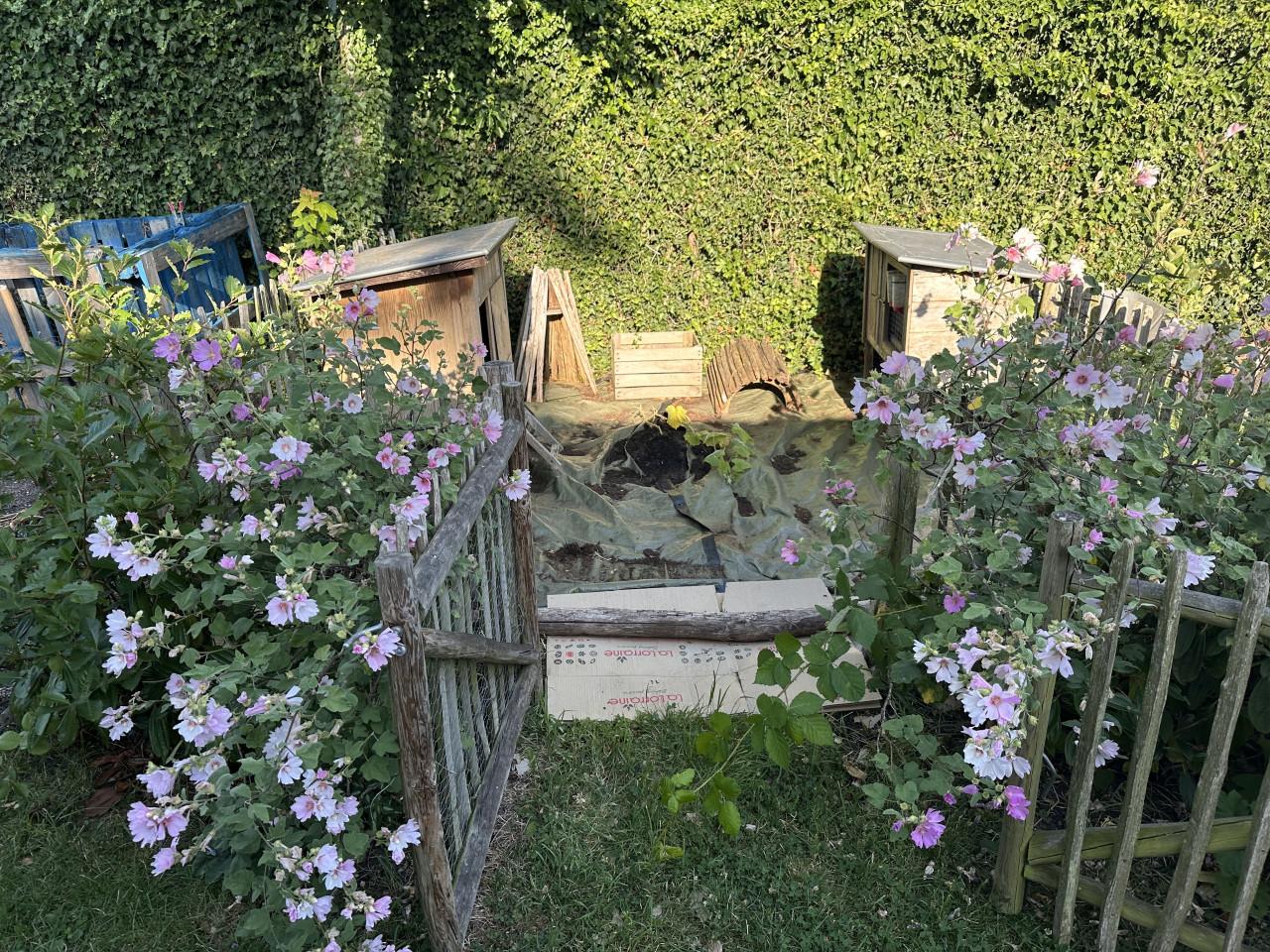 🐰 Leuk houten konijnenhok met zinken dak €85