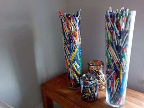 1200 verschillende balpennen
