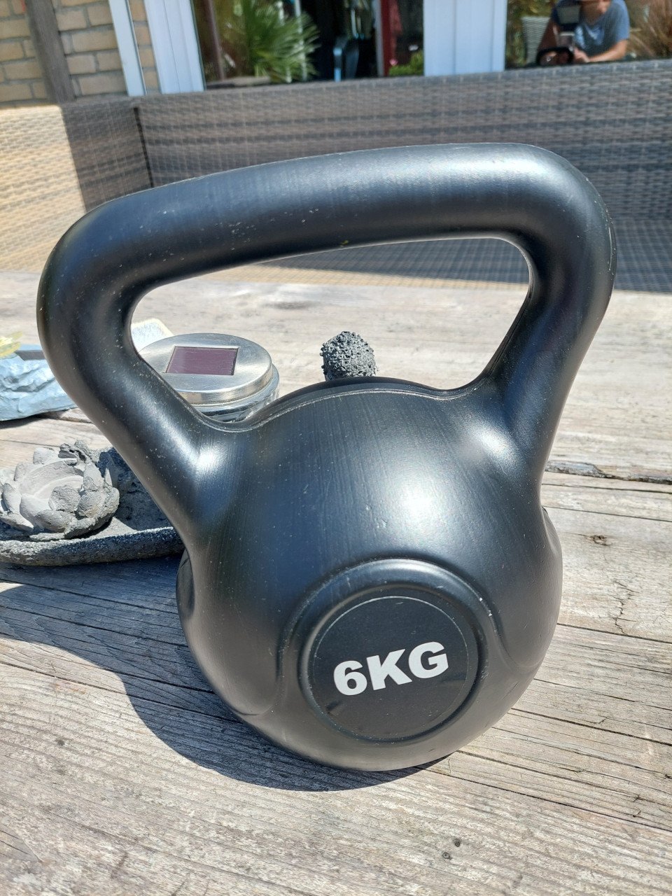 Nieuwe ketllebell (gewicht) 6 kg.