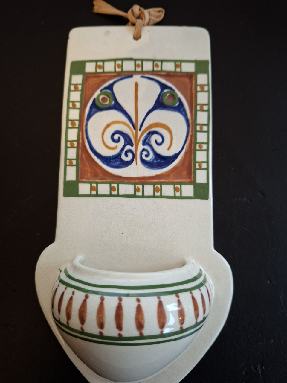 Vintage wijwaterbakje