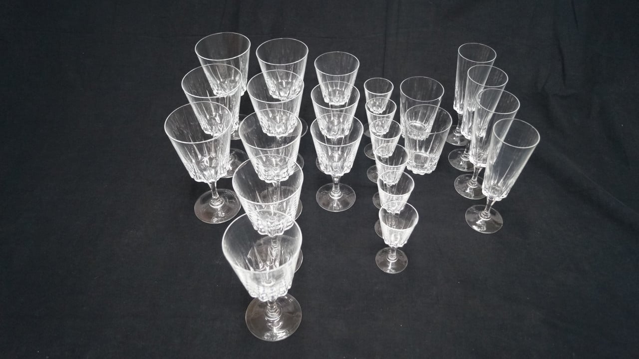 Cristal d'Argues durand luminarc "Versailles" glazen.