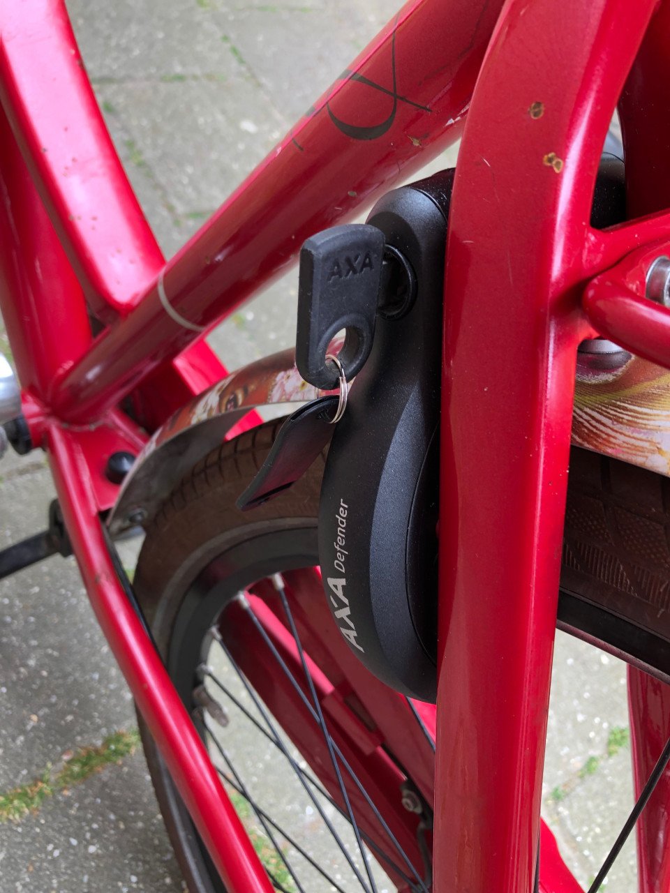 Damesfiets.