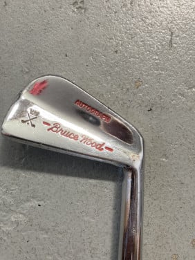 Vintage Golfclub Bruce Wood Autograph wedge 2