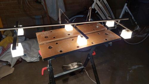 Tafellamp met pendel