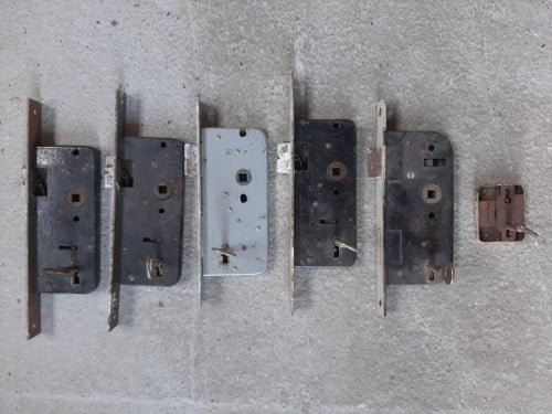 Inbouw slot met sleutel