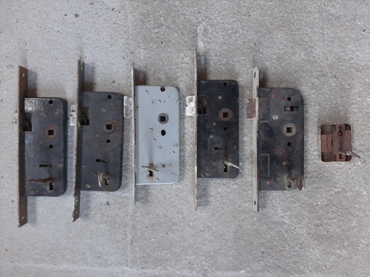 Inbouw slot met sleutel