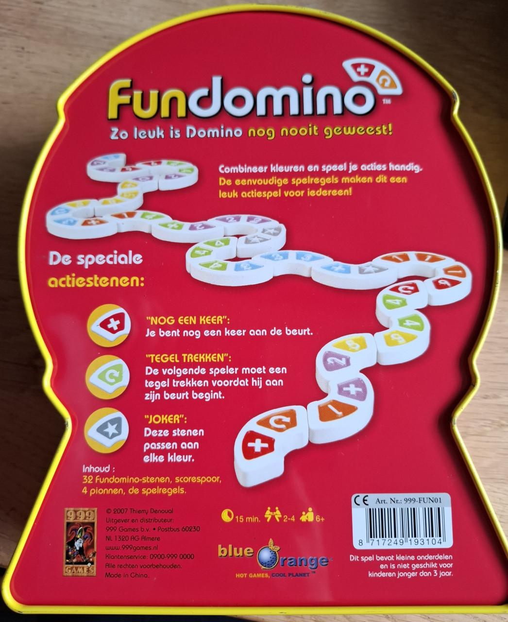 Vier spelletjes, resp. voor vanaf  6, 7, 9 jaar; 2 of meer spelers