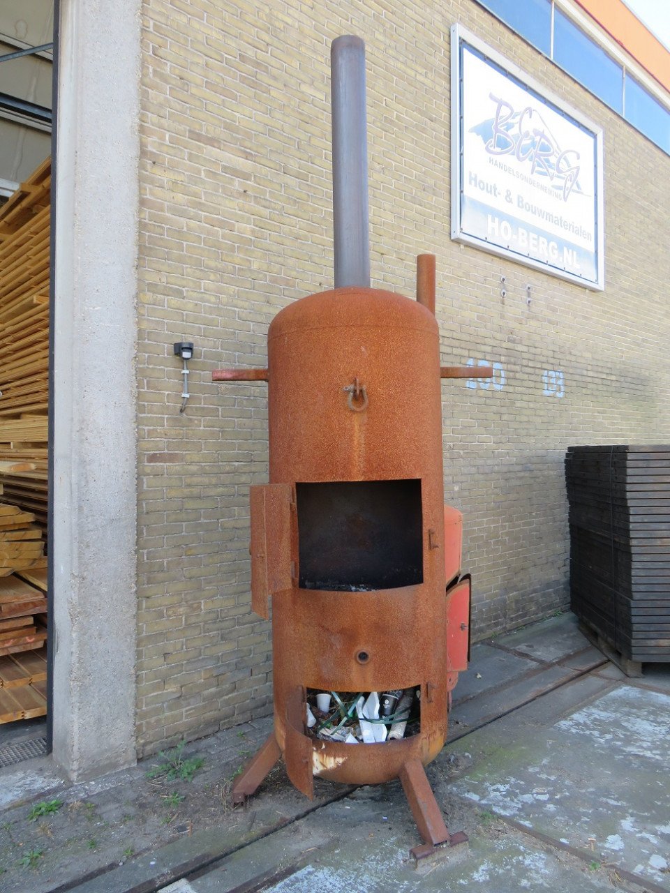 Grote Terrashaard – buitenkachel