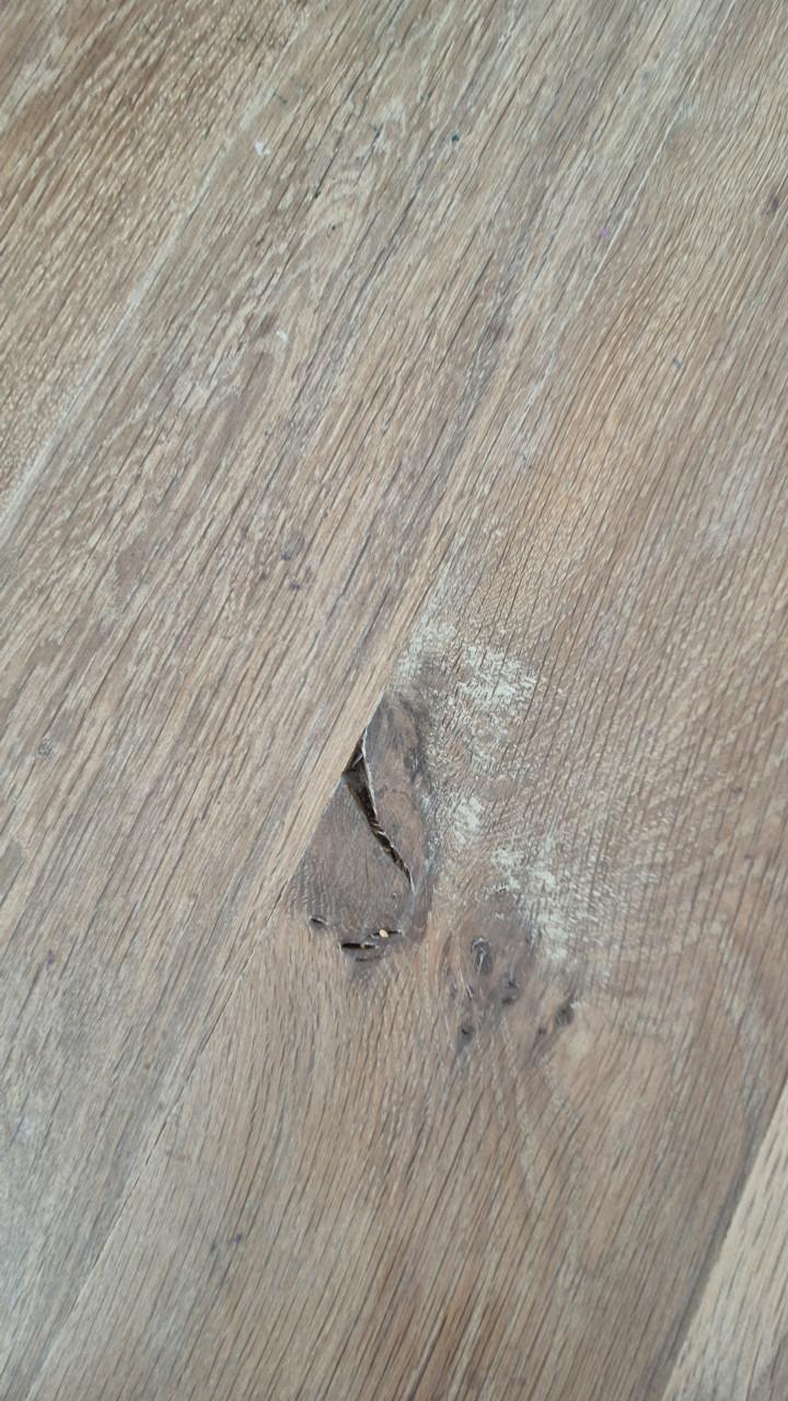 Eiken klooster eettafel met 6 stoelen