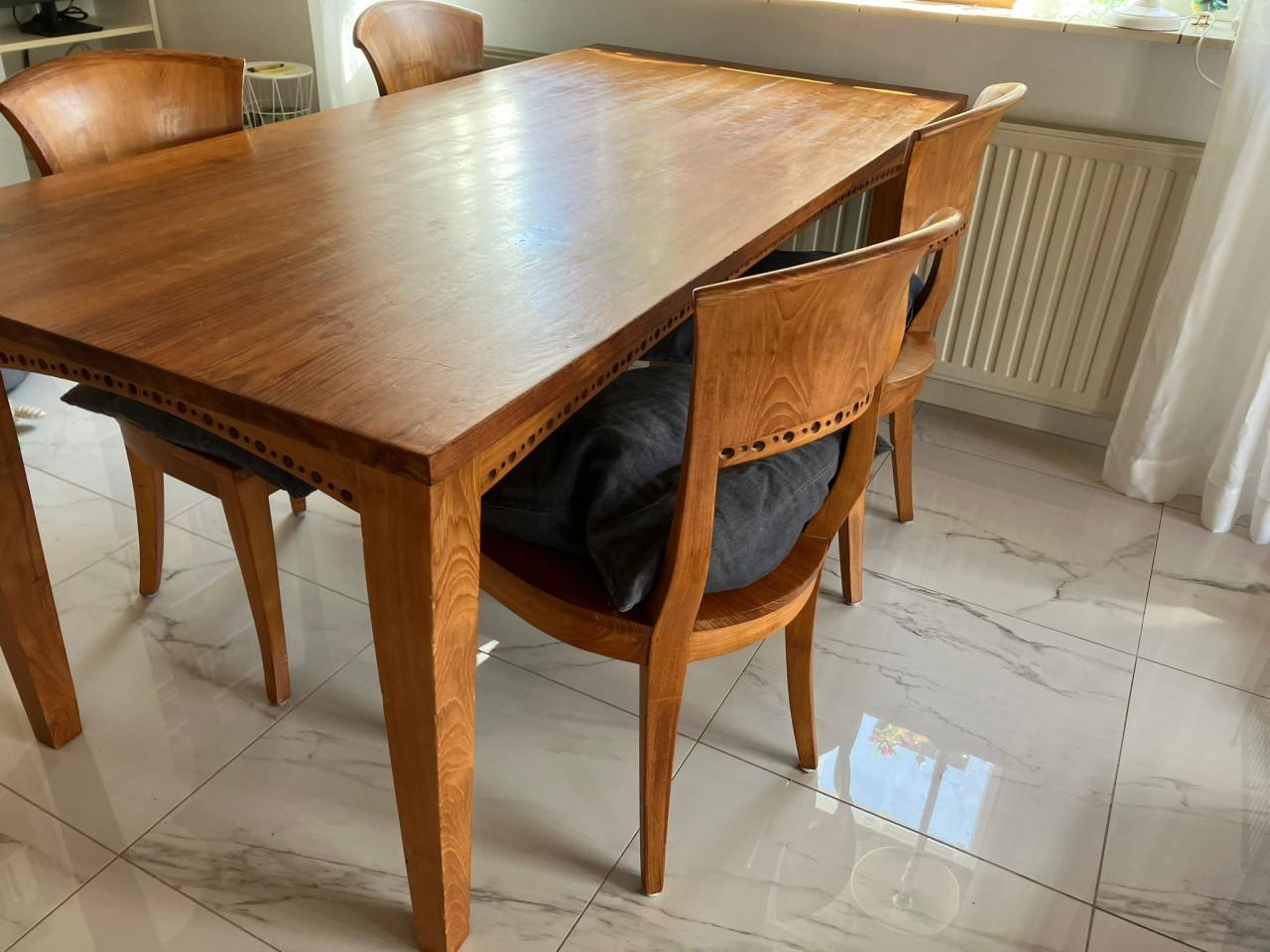 Massief Teak houten (tuin) tafel