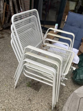 Stabiele stoelen metaal
