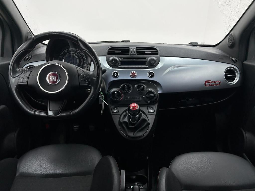 Fiat 500 occasion 1.2 lounge | grijs | tweedehands fiat 500 | airco | aux |