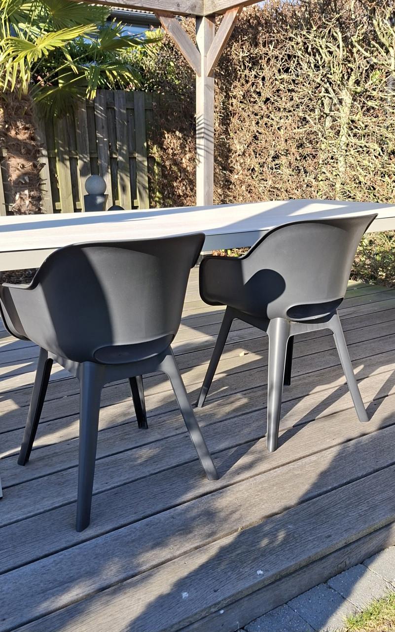 Allibert tuinstoelen – 6 stuks – kuipstoelen