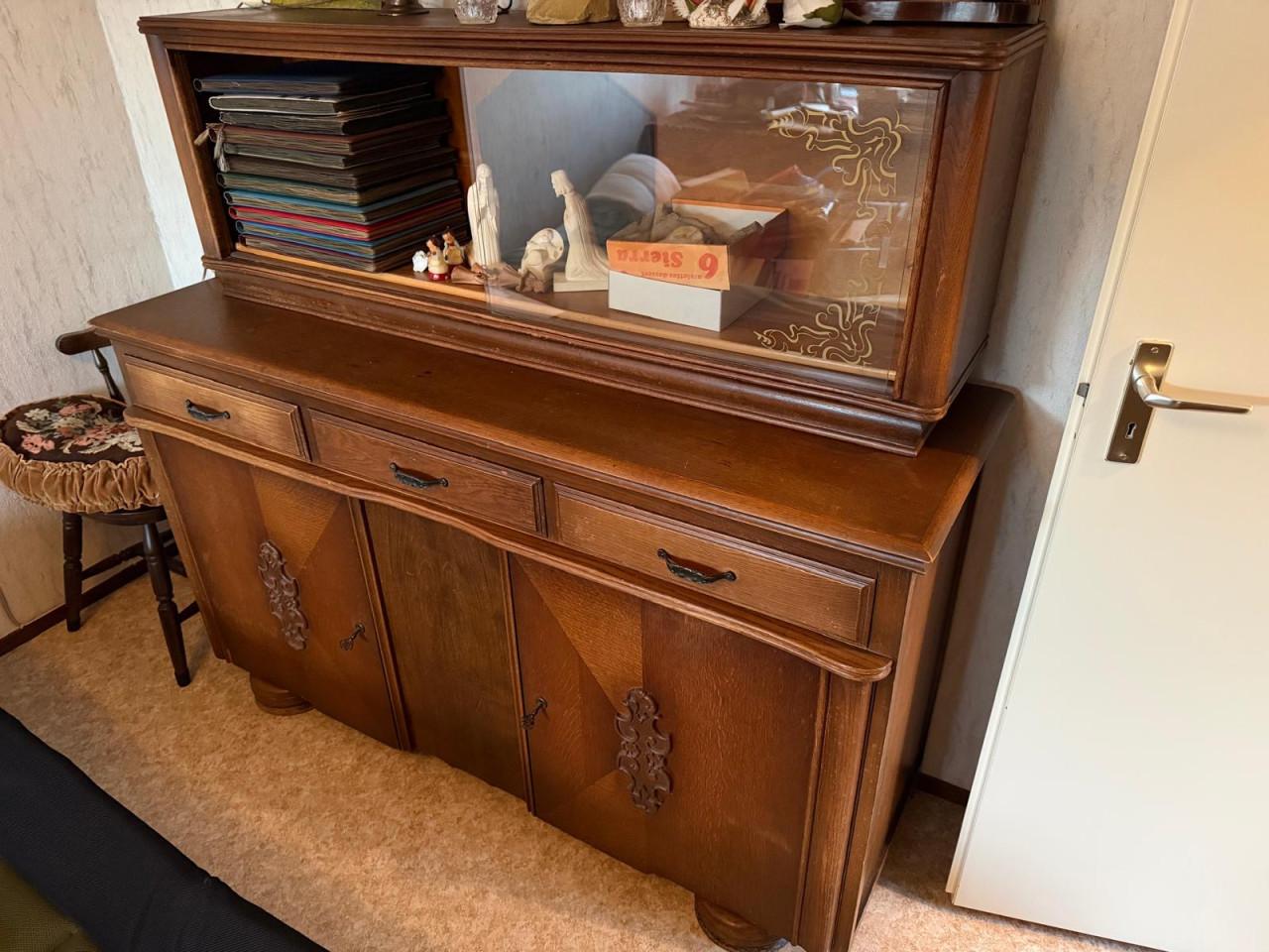 Vintage buffetkast / dressoir met opzetstuk