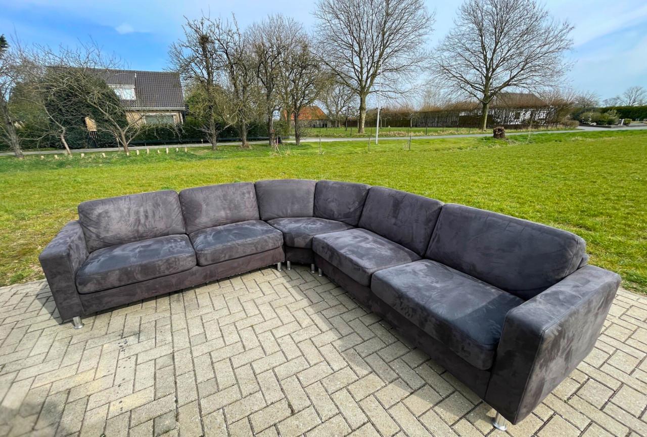 GRATIS LEVERING HEEL NL Mooie Grote Stoffen Hoekbank