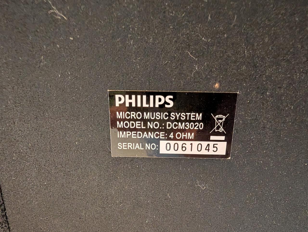 Philips Luidsprekers wOOx DCM3020 - 120 W, basweergave