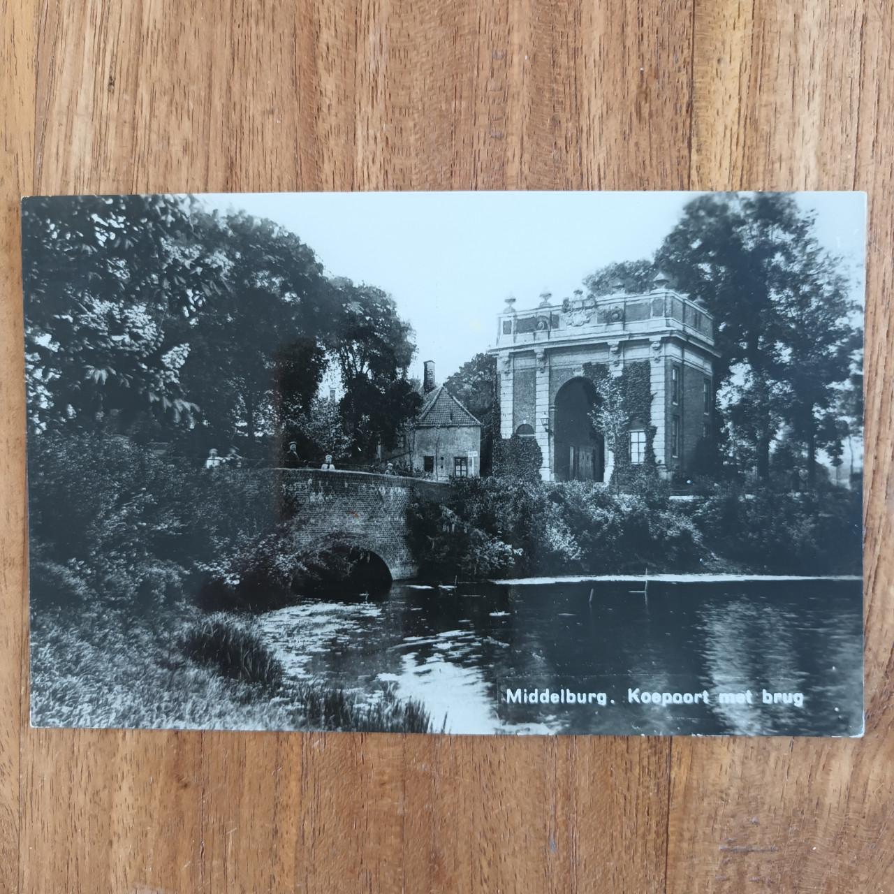 Middelburg, Koepoort met brug 1952