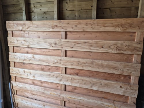 Nieuwe Douglas schutting 1 stuks 180 x 180