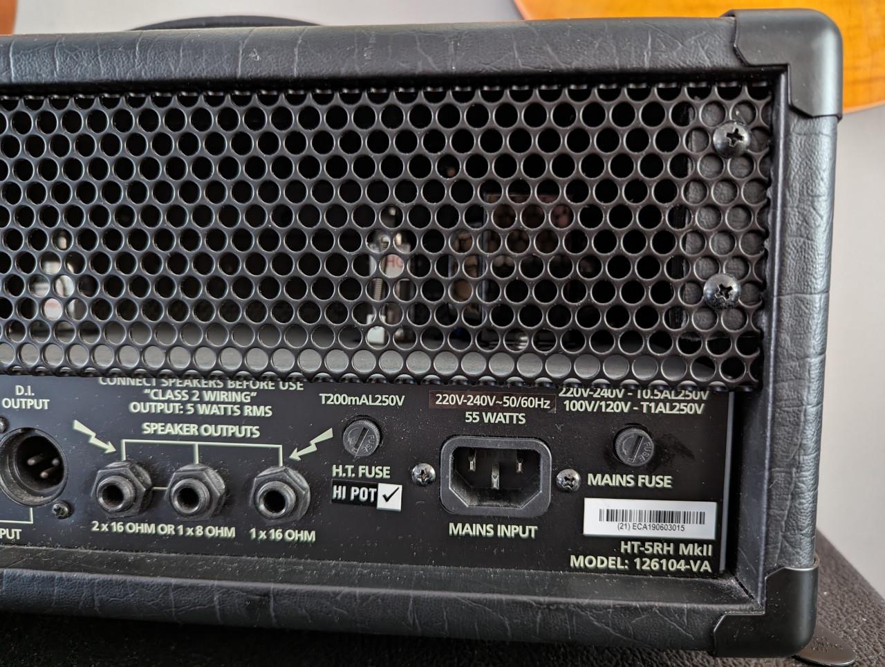 Blackstar HT5 head MK2