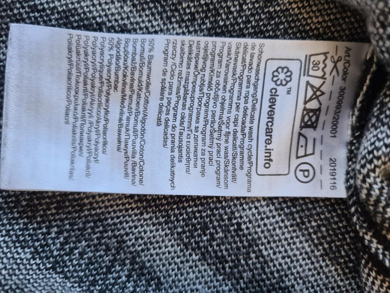 Zwart-wit zebra trui van Street One Maat L