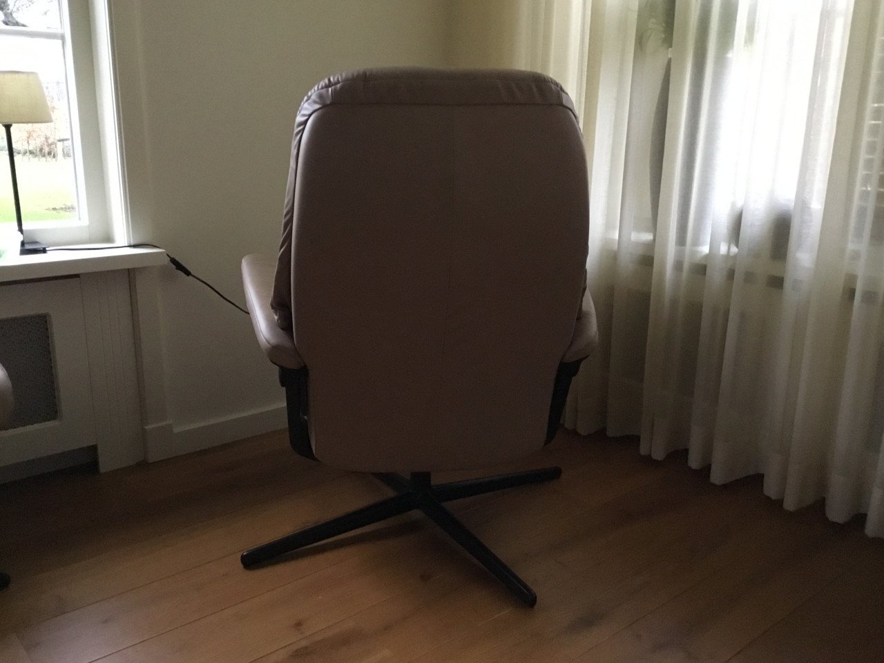 2   Relax - Draaifauteuils  met Hockers.  Stressless