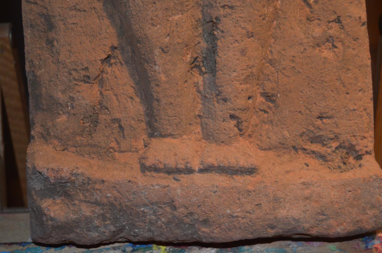 Terracotta gevelsteen Majapahit O. Java 13e - 15e eeuw