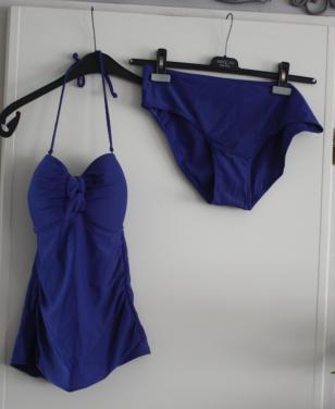 Blauwe tankini 2 delig maat 42