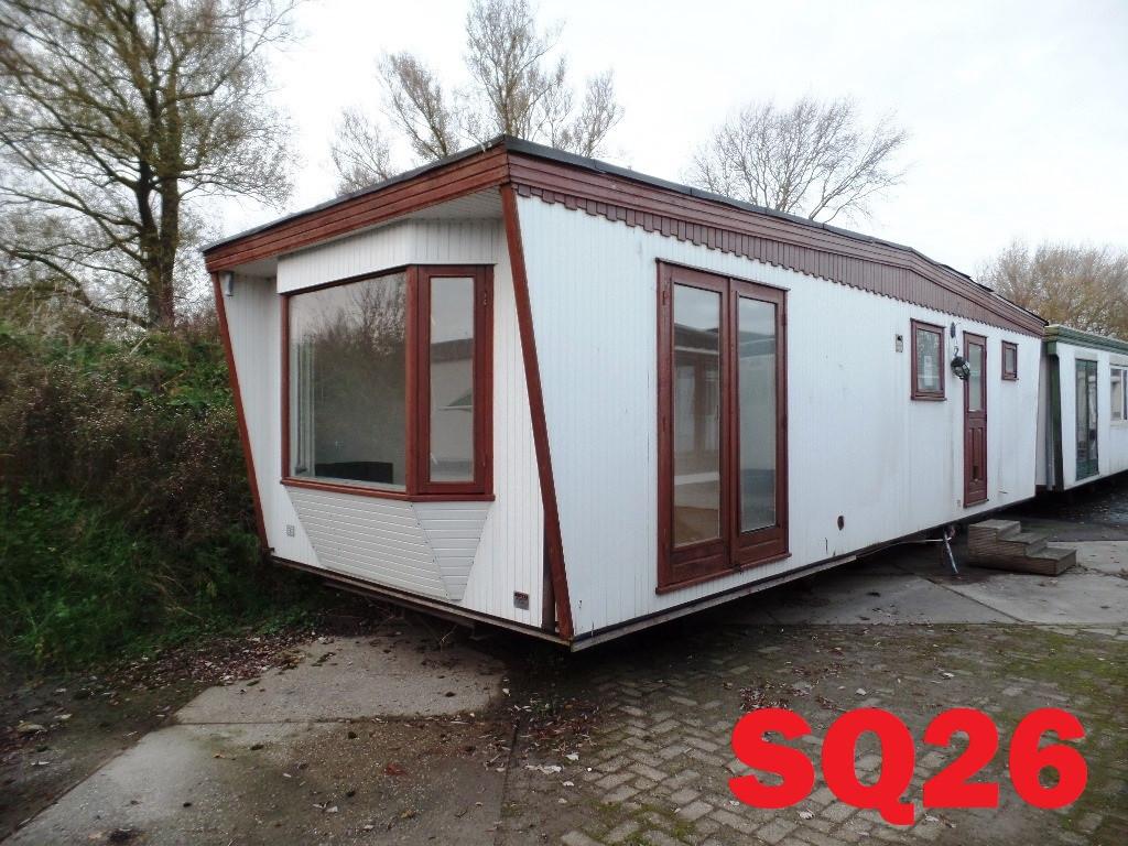 Opknapchalets en stacaravans met 1 of 2 slaapkamers