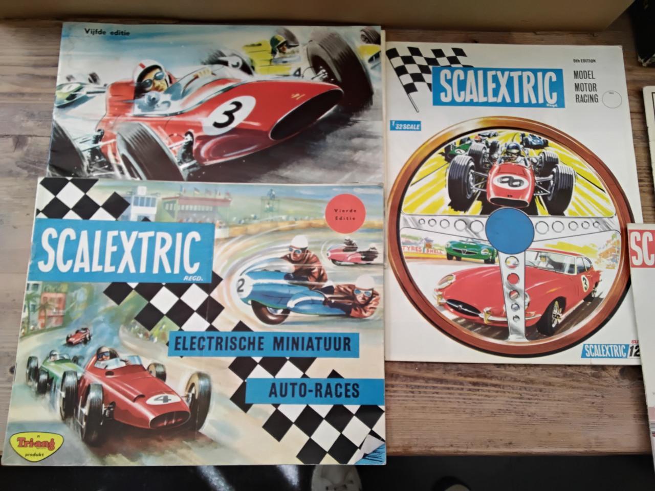 Partij 60er jaren Scalextrix racebaan