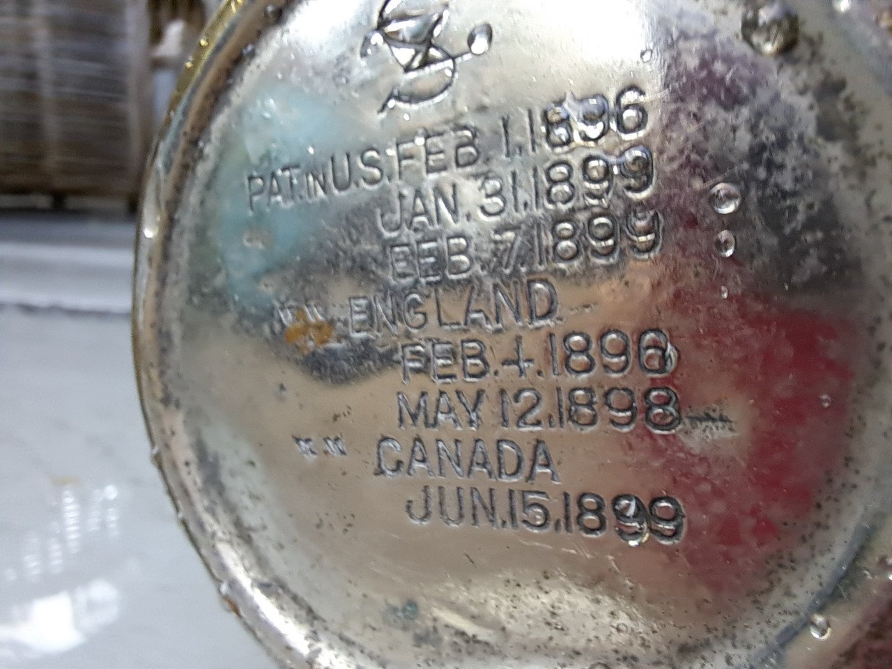 Carbidlamp USA 1899