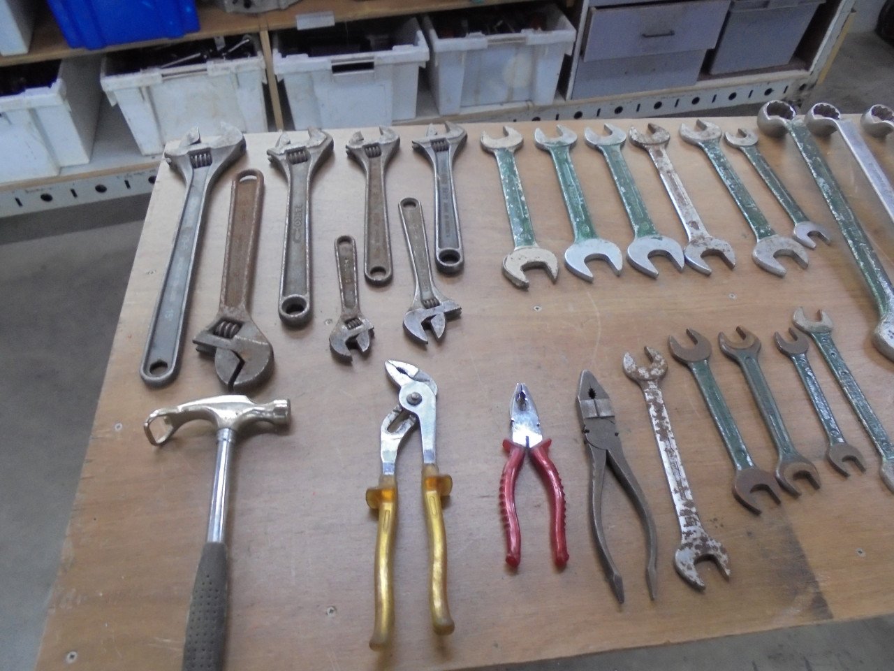 Volle gereedschapskist
