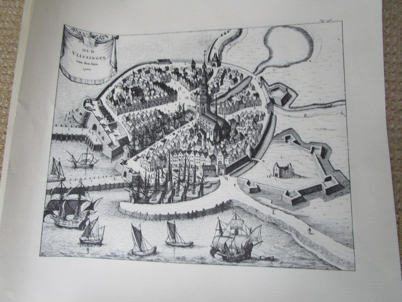 Prent "oud Vlissingen".