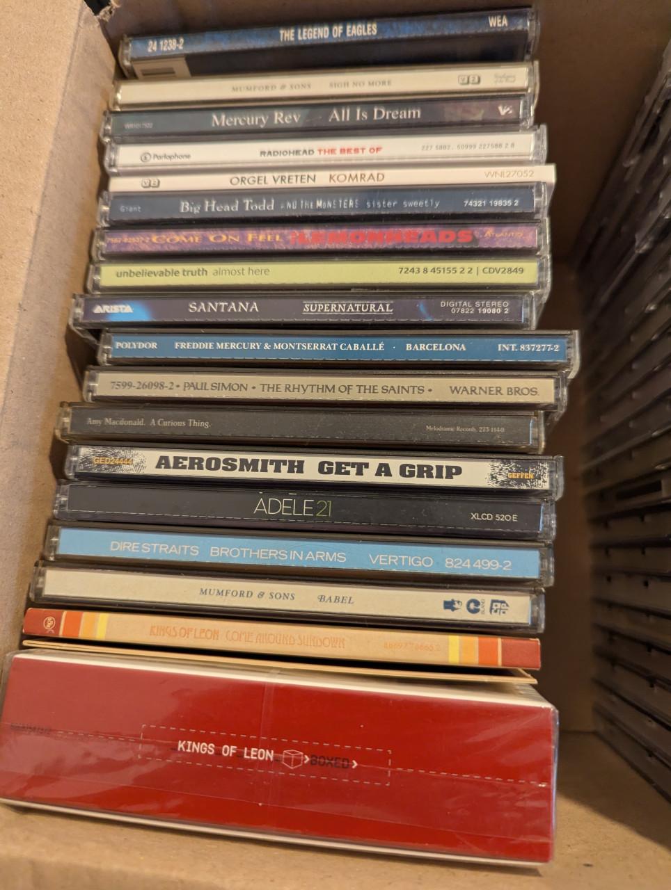 Set mooie popmuziek CDs 53 stuks