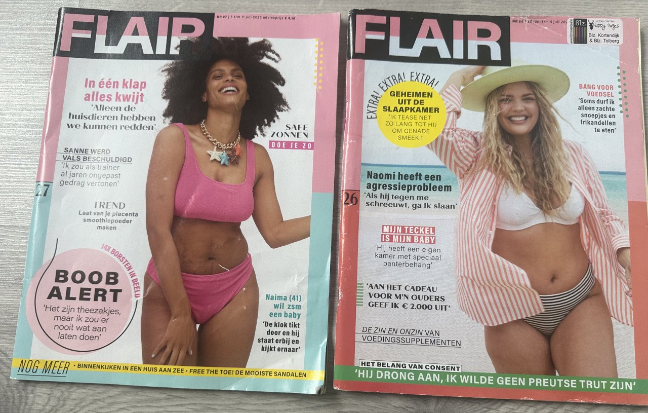 Twee tijdschriften Flair